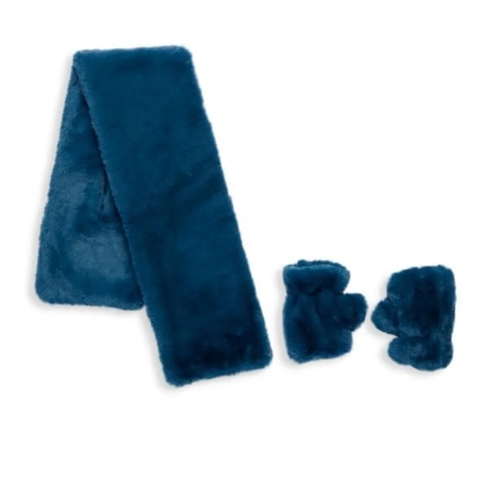 NWT Apparis Abby 3 piece Faux Fur Set